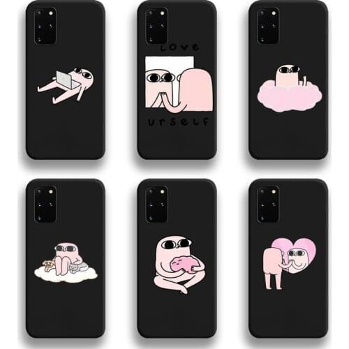Cartoon Funny big eyes ketnipz Phone Case For Samsung Galaxy S21 Plus Ultra S20 FE M11 S8 S9 plus S10 5G lite 2020