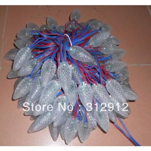 128 node LED pixel string ;DC12V input,IP68;TM1804IC;with C9 cover