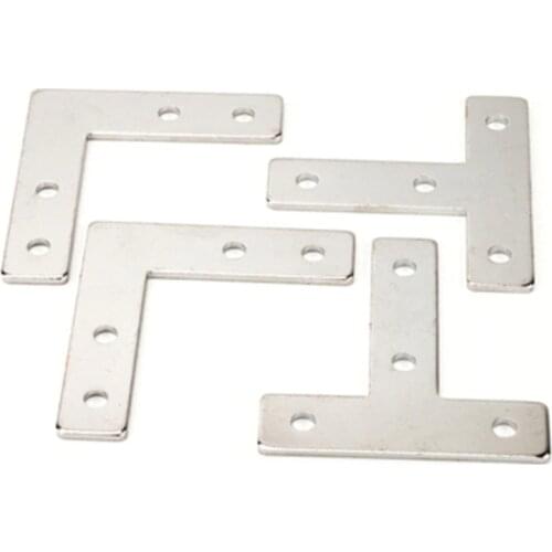 2020/3030/4040 T/L Shape Corner Connector Connecting Plate Joint Bracket for 2020/3030/4040 Aluminum Profile Durable