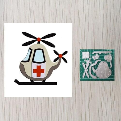 Helicopter Metal Dies For Card Making New For 2020 Die Doctor Vintage Scrapbook Album