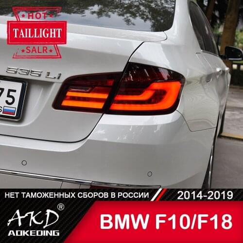 For Car BMW F10 F18 tail Lamp 2011-2017 Car Accessory Fog Lights Day Running Light DRL H7 LED Bi Xenon Bulb F10 F18 taillights