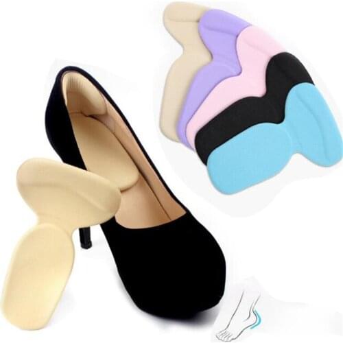 Women Insoles for Shoe Back High Heels Liner Grips Inserts Soft Insole Heel Pain Relief Foot Protector Antislip Cushion Post Pad