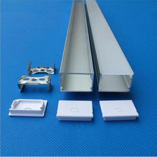 3020 Lamp Shell for LED Bar Lights 1meter Lampshade Led Rigid Strip Lamp Cover Housing 20pcs