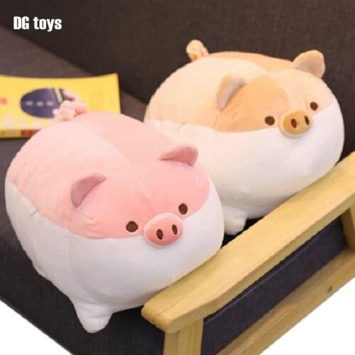 40/50cm Cute Fat Pig Toy Stuffed Soft Animals Pink Piggy Pillow Christmas Gift For kids Kawaii Valentine Present