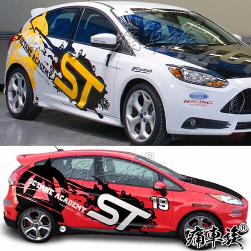 Car stickers For Ford Focus 2017 body appearance modification New Focus car stickers Lahua color stickers