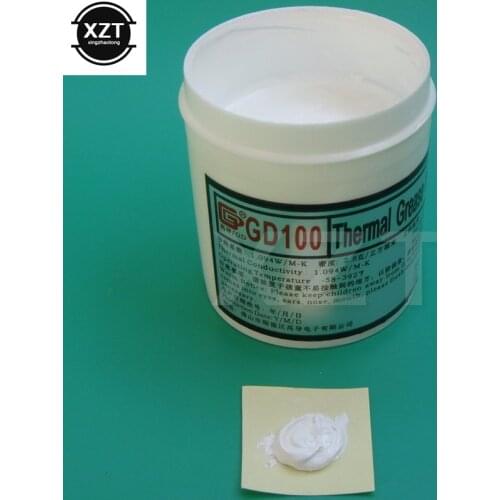 GD100 White Silicone Compound Thermal Paste Conductive Grease Heatsink Plaster For Processor CPU GPU Chipset Notebook Cooling