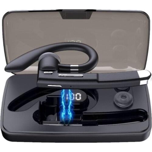 Bluetooth Headset Active Noise Cancellation Bluetooth Earpiece Dual Microphone V5.0 Sports/Driving Standby Time
