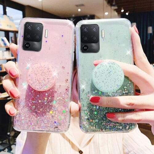 Bling Glitter Case For Vivo Y11 Y19 Y15 Y17 Y12 Y5S Y20 Y50 Y30 Y55 Y66 Y70S Y51S Y71 Y75 Y79 Y7S Y83 Pro Y85 Y91 Y93 Y97 Cover