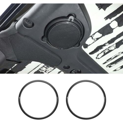 Car Roof Speaker Decoration Ring Trim Styling For Jeep Wrangler JK 2007-2014 Interior Auto Moldings 2Pcs/set