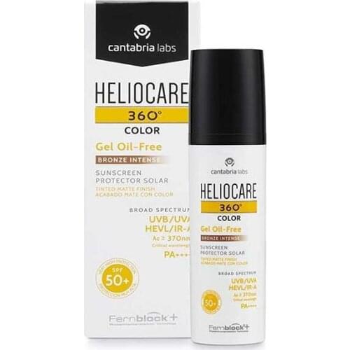 HELIOCARE 360º SPF 50+ COLOR GEL OIL-FREE PROTECTOR SOLAR BRONZE INTENSE 50 ML