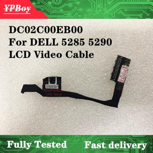 Cable Laptop Tablet FHD 12.3" Ribbon LCD Video Cable for Dell Latitude 5285 5290 E5285 6100F 06100F DC02C00EB00