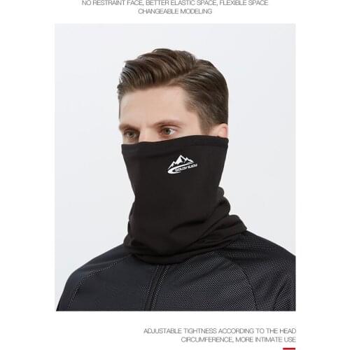 Winter new outdoor cycling warm scarf mask magic headscarf sports ski windproof and velvet cold mask