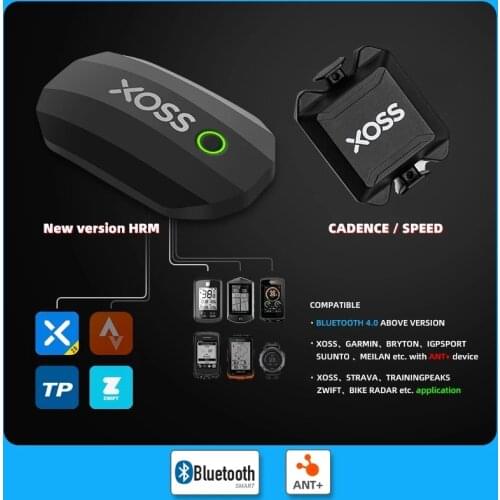 NEW Heart rate monitor ANT+ Bluetooth 4.0 For Wireless Cadence Sensor Speedometer Cycle Computer for Bicycle APP