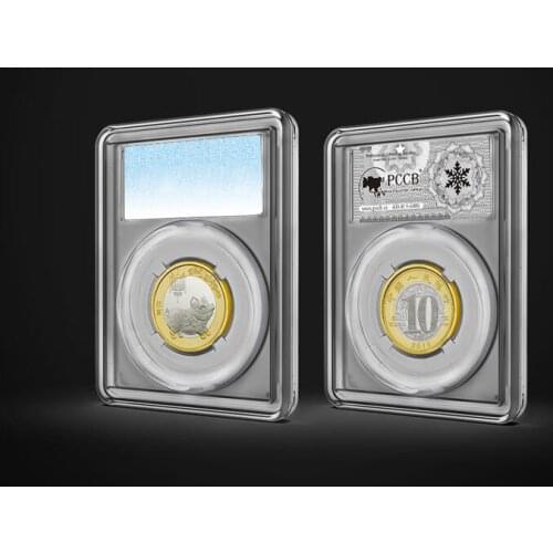 Wholesale 300PCS/LOT 32MM-40MM PCCB slabs display Grade coin holder Storage boxes High quality