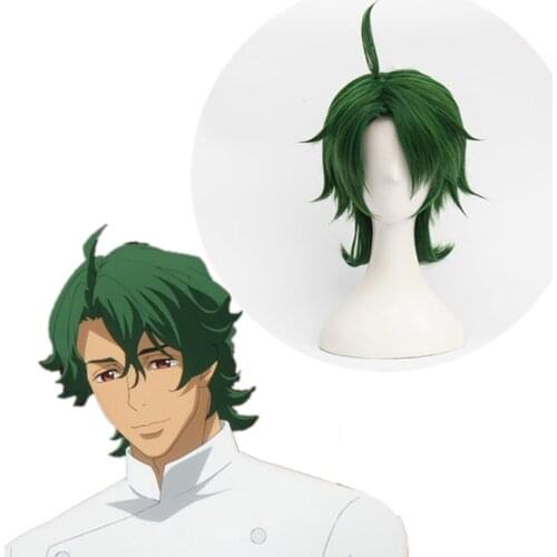 SK8 the Infinity Cosplay Wig Green Short Hair headwear for Halloween Christmas Party Masquerade Anime Shows Cosplay performance