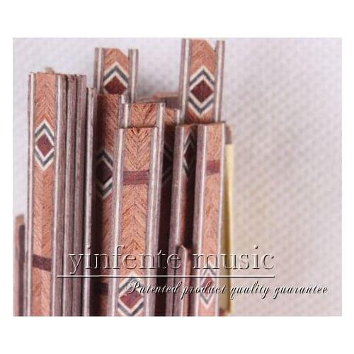 20 strip LUTHIER PURFLING BINDING MARQUETRY INLAY Top side 640x2.5x1mm #67