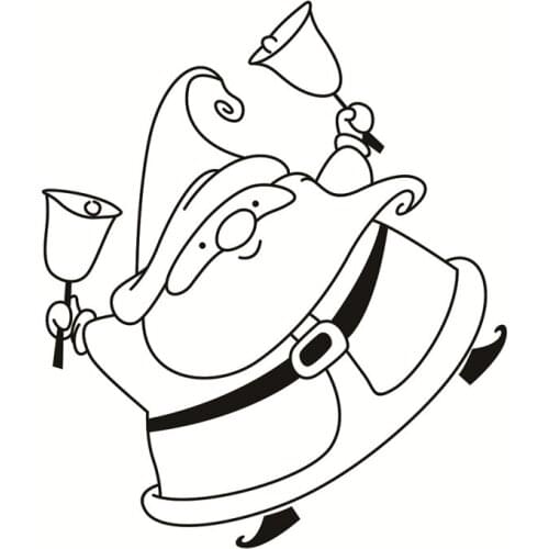 Santa Claus Transparent Clear Silicone Stamps for DIY Scrapbooking/Card Making/Kids Fun Decoration Supplies 3