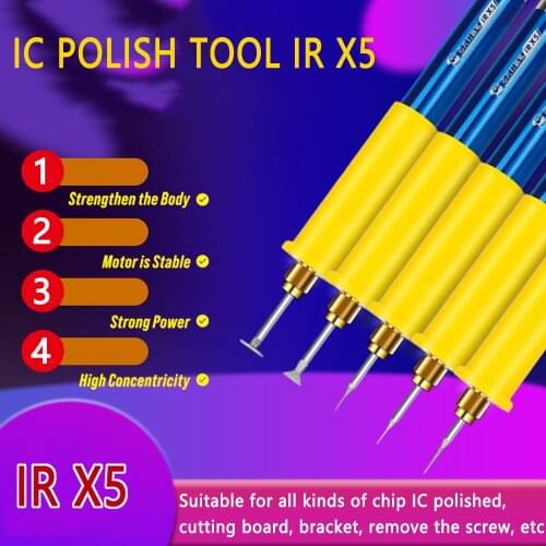 Mechanic iR X5 IC Chip Grinding Pen Mini Electric IC Polish Tool For Chip IC Polished Cutting Motherboards Bracket Remove Screw