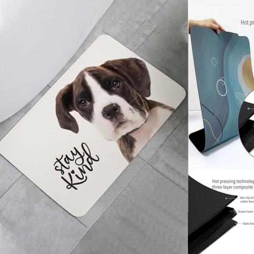 Ultra Soft Absorbent Bath Mat Nano Diatom Mud Non-Slip Mats Water Cleanable Foot Pad Rug Bathroom Quickly Dry Kitchen Floor Mat