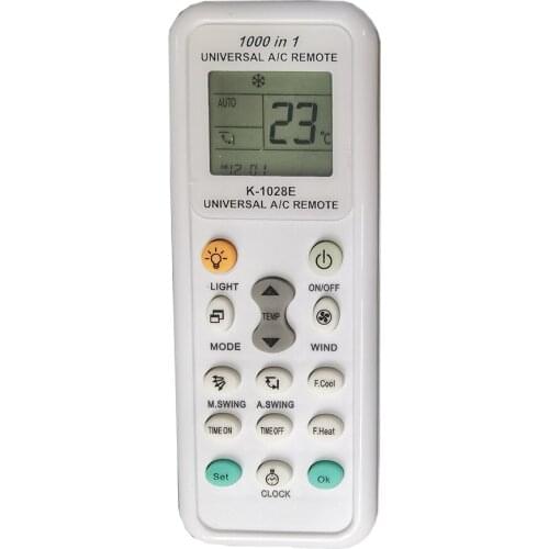 K-1028E Universal LCD A/C Muli Remote Control RC 433 mhz Frequency for Air Condition Conditioner Simple Operation HW-1028E