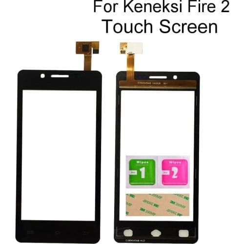 For Keneksi Fire 2 Outer Touch Screen Touch Plane Digitizer White Color