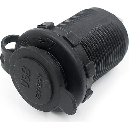 12V Waterproof Car Cigarette Lighter Socket Auto Boat Motorcycle Tractor Power Outlet Socket Receptacle Car Accessories Dropship