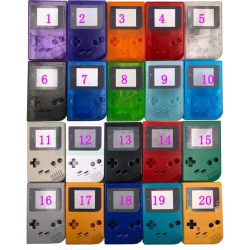 E-house 5 sets For Gameboy GB DMG GBO Shell Housig Case Cover Replacement For Gameboy Classic Housing Case with buttons