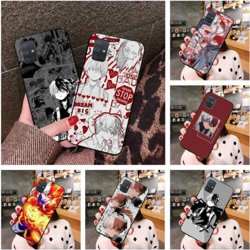 MY Boku no Hero Academia Todoroki Shoto Phone Case For Samsung Galaxy A52 A21S A02S A12 A31 A81 A30 A40 A50 A70 A80 A71 A51 5G