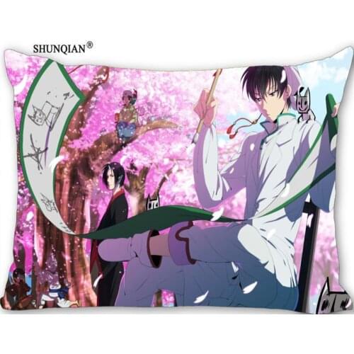 Custom Hoozuki no Reitetsu Decorative Pillowcase 45x35cm(One Side) Unique rectangle Zipper Print Pillowcase Just Cover