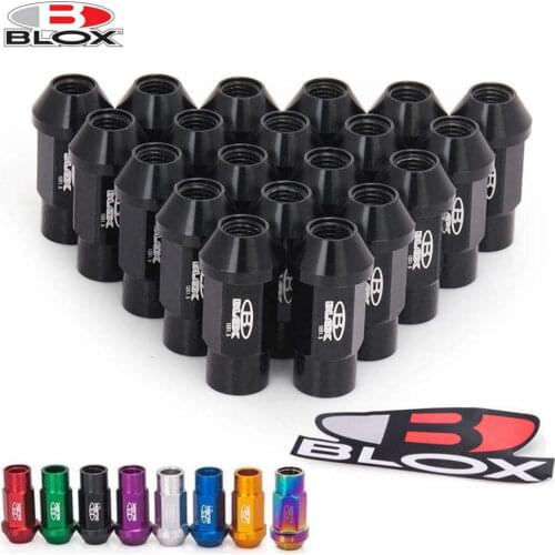 Blox Racing Forged 7075 Aluminium Wheel Lug Nuts M12X1.25 / M12X1.5, L: 50mm 20PCS EP-BLOX750