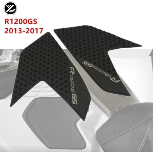 Motorcycle Tank Pad Protector Sticker Decal Gas Knee Grip Tank Traction Pad For BMW R1200GS 2013-2017 2014 2015 2016 2017
