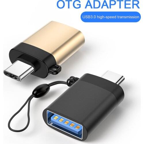 USB 3.1 Type C Male To USB 3.0 Female Data Converter Adapter WIth Lanyard For USB Mouse Tablet Flash Disk Hard Disk Drive