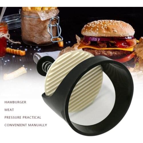 Round Shape Meat Tools Hamburger Press Plastic amburger Meat Beef Grill Burger Press Patty Maker Mold Kitchen supplies
