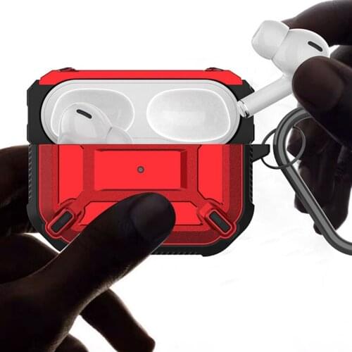 Shockproof Earphone Case for Apple Airpods Pro Case Silicone Cover for Apple Air Pods 1 2 3 Accessories Headphone Cases Keychain