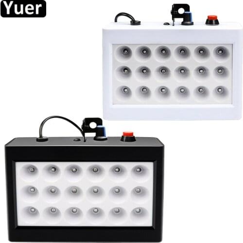 2Pcs/Lot 18Pcs RGB LEDs Strobe Light 180 Degree Wash Effect Stroboscope Home KTV Bar Party Strobe Lights DJ Disco Lighting