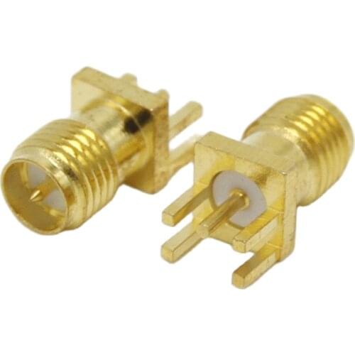 RP-SMA Connector Male Pin 1.6mm PCB Mount RP SMA RF Connector 10Pcs