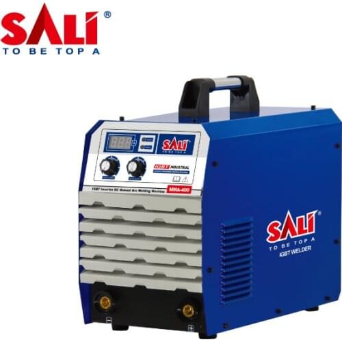 SALI MMA-400 Electric Inverter Welder Yiwu Factory Direct Sales Brand 220V DC Machine Steel Blue OEM Heating IGBT MMA ARC Welder
