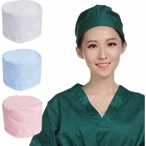 Unisex Scrub Caps for Women Men Adjustable Pet Grooming Working Caps Women Salon Beauty Hats Lab Work Accessories