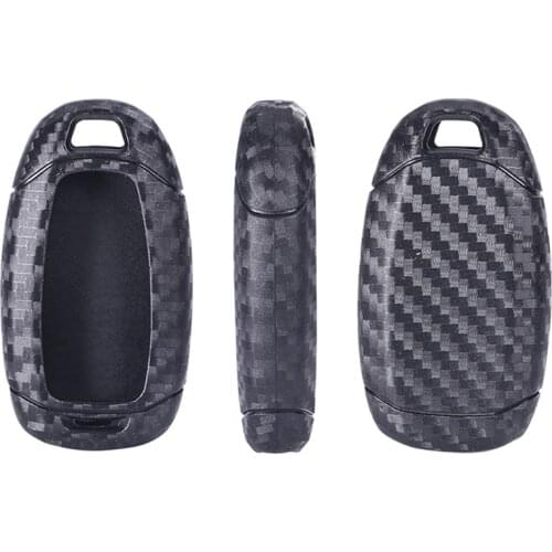 Silicone car key case For Hyundai i30 Ix35 KONA Encino Solaris Azera Grandeur Ig Accent Santa Fe Palisade Key Cover Case Chain