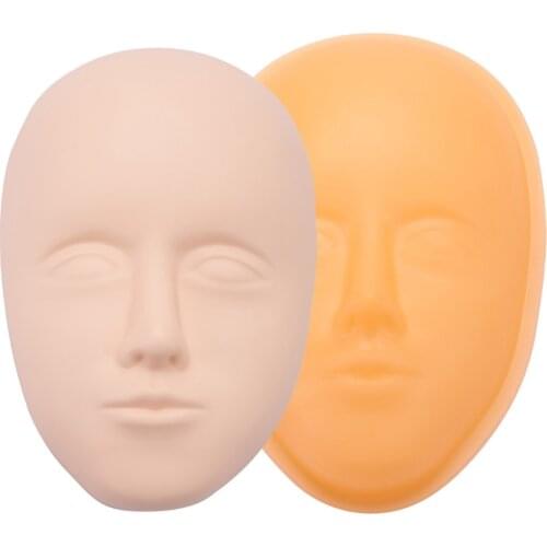 2 Types Tattoo Practice Permanent Makeup Microblading Eyebrow Lip Training Silicone Skin Model Permanent Makeup Tattoo Accessory