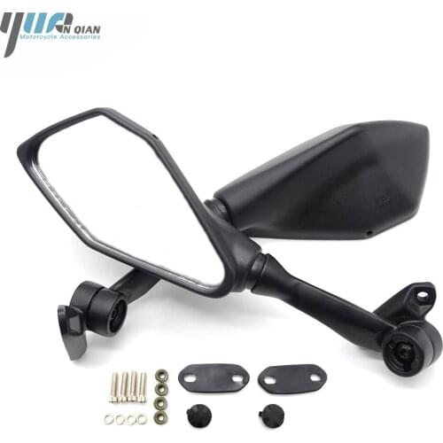 Universal Black Motorcycle Mirror Scooter Rearview Mirrors Moto Side Mirror For Yamaha XMAX MT 07 MT 03 MT 09 R3 R6