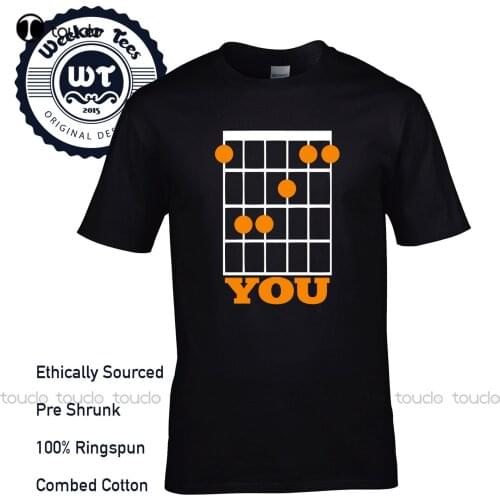 F You Funny Guitar Chord T Shirt - New Cool Gift For Guitarist Dad Father Fishing Shirt