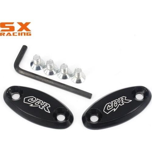 Motorcycle Mirror Block Off Cap Mirror Base Plates Cover For Honda CBR 600 F4 1999-2000 CBR 600 F4i 2001-2006 CBR 600 RR 03-05