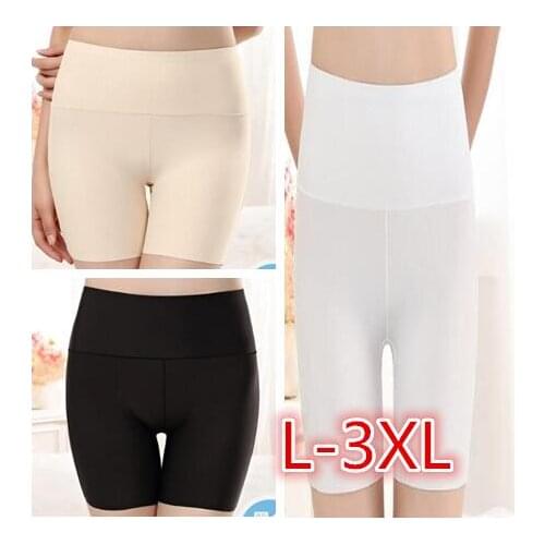 Safety Shorts Pants Women Casual Comfortable Solid Seamless Shorts Pants Underwear High Waist Panties Female Underwear