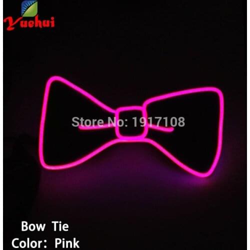 10 Colors Choice New style Sound active Lighting Wedding decor LED Bow tie For Festival,Night Club,Carnival,Valentine,Bar Decor