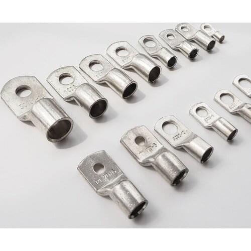 10pcs Tinned Copper Lug Battery Cable Connector Terminal