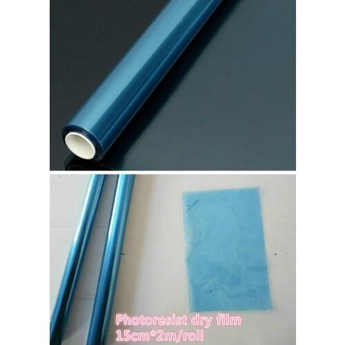 15cmx2m/roll new portable circuit production photoresist for photosensitive dry film thermal transfer hole covering etching