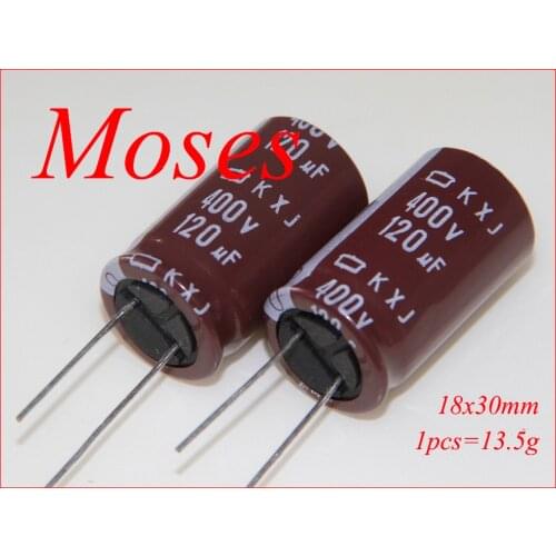 400v 120uf 100% Original new NCC KXJ Series Electrolytic Capacitance Capacitor Radial 18x30mm (5pcs)