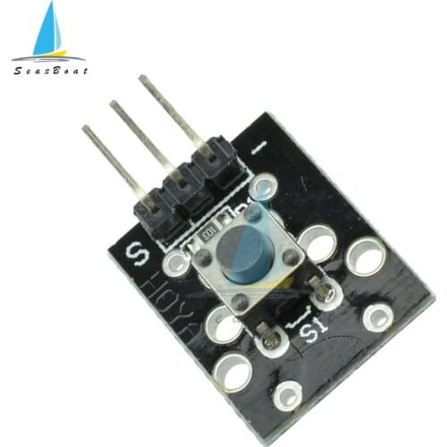 5PCS/Lot KY-004 DC12V 50mA 3pin Button Key Tact Switch Sensor Module For Arduino DIY Starter Kit 6*6*5mm 6x6x5mm KY004