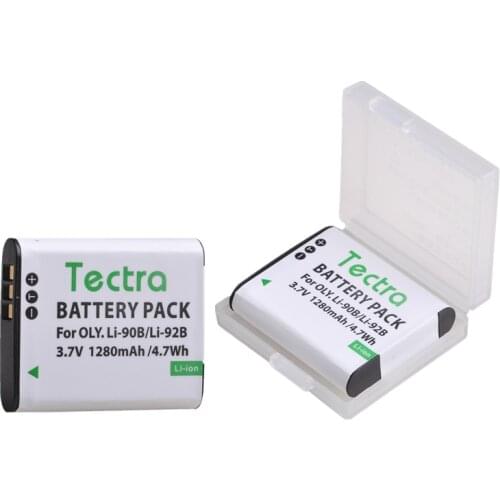 3.7V 1280mAh Li-90B Li 90B Li-92B for camera battery Li92B Li90B for Olympus Tough TG-1 TG-2 TG-3 TG-4 TG5 TG6 SH50 iHS SH60